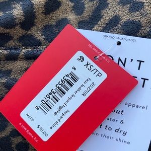 Spanx leopard leggings NWT